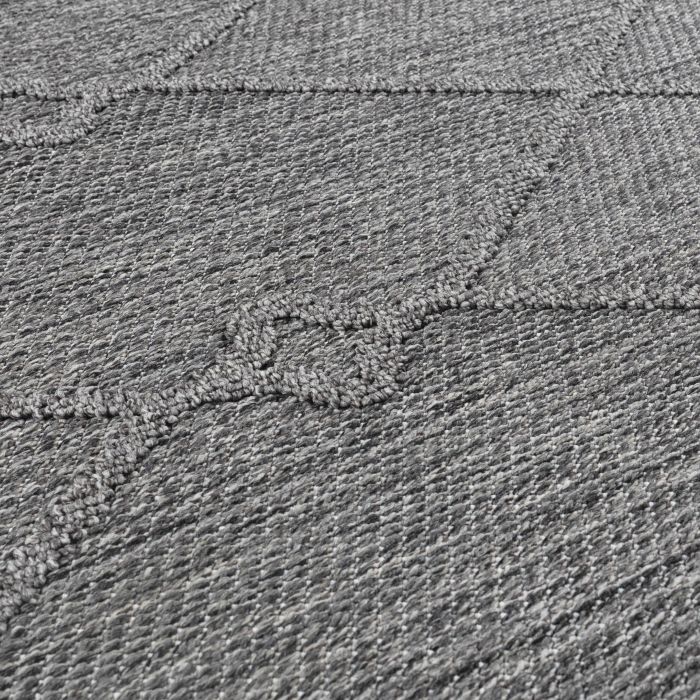 Patara Lezon buitenkleed laagpolig rechthoek 80x150cm grijs
