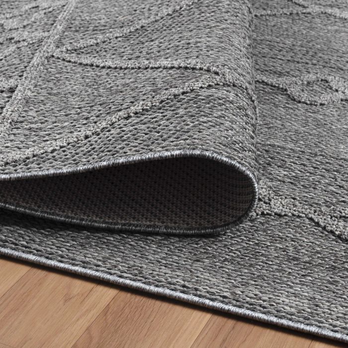 Patara Lezon buitenkleed laagpolig rechthoek 200x290cm grijs