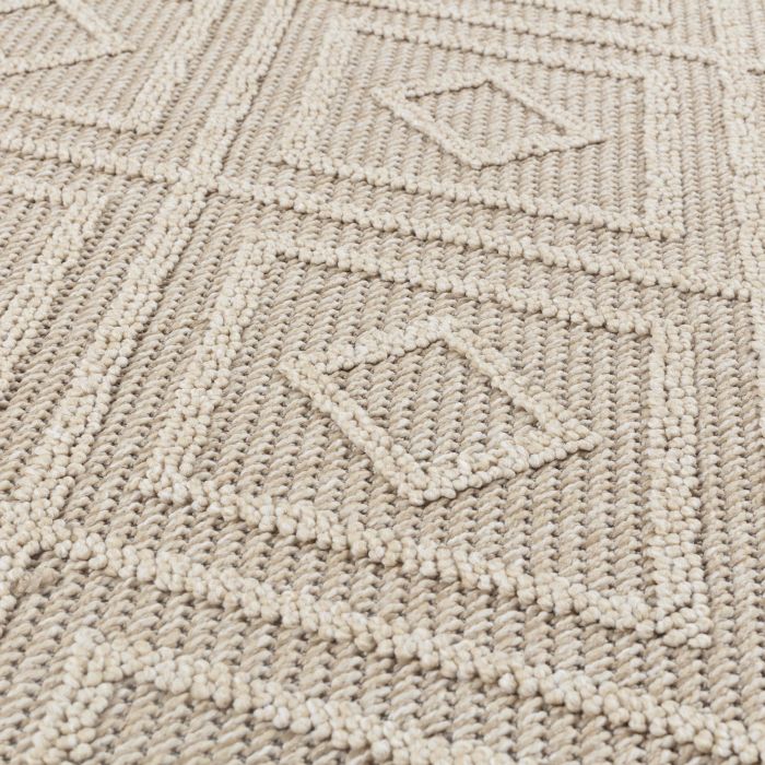 Patara Eye buitenkleed laagpolig rechthoek 80x150cm beige