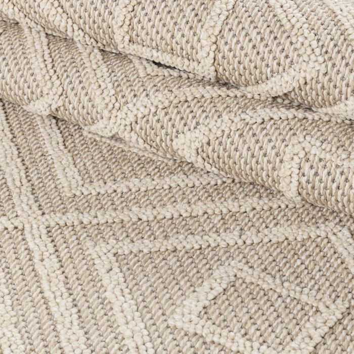 Patara Eye buitenkleed laagpolig rechthoek 200x290cm beige