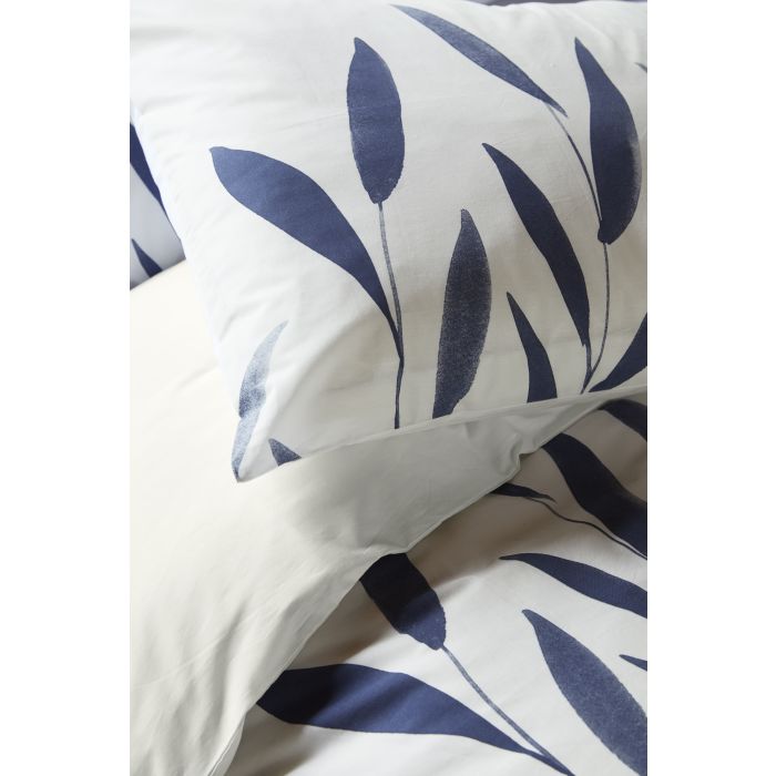 Bamboo Branches dekbedovertrek 140x220cm wit/donker grijs