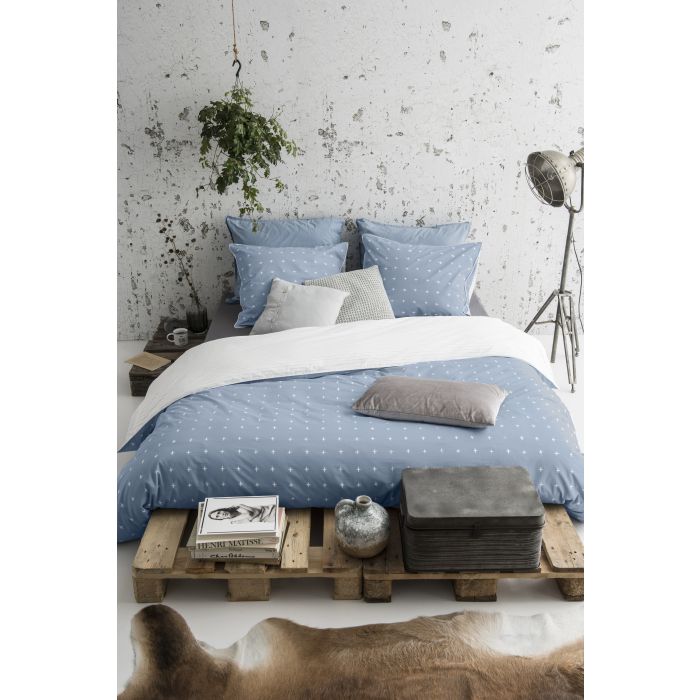 Odd Twins dekbedovertrek 140x220cm blauw