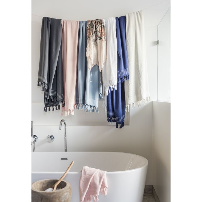 Soft Cotton hamamdoek/fouta 100x180cm wit