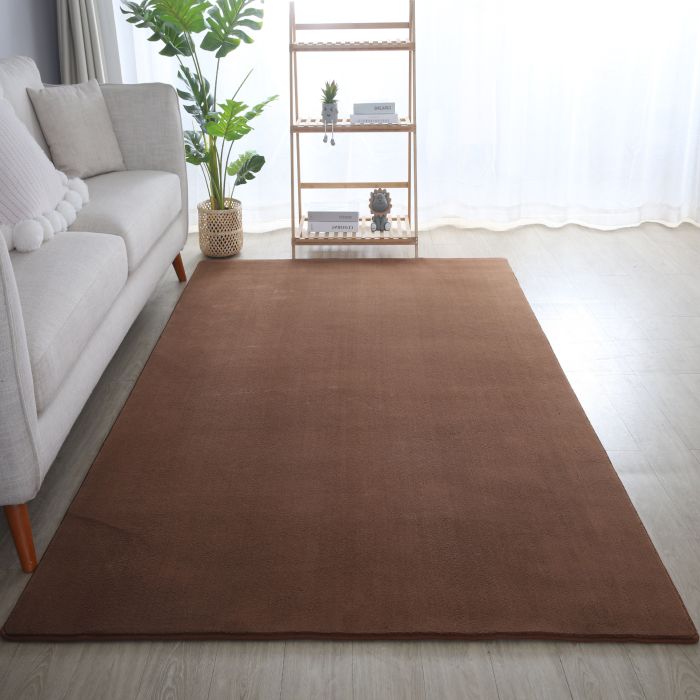 Sky vloerkleed laagpolig rechthoek 240x340cm bruin