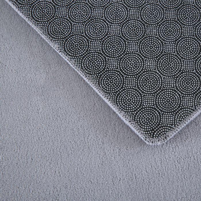Sky vloerkleed laagpolig rechthoek 120x170cm zilver