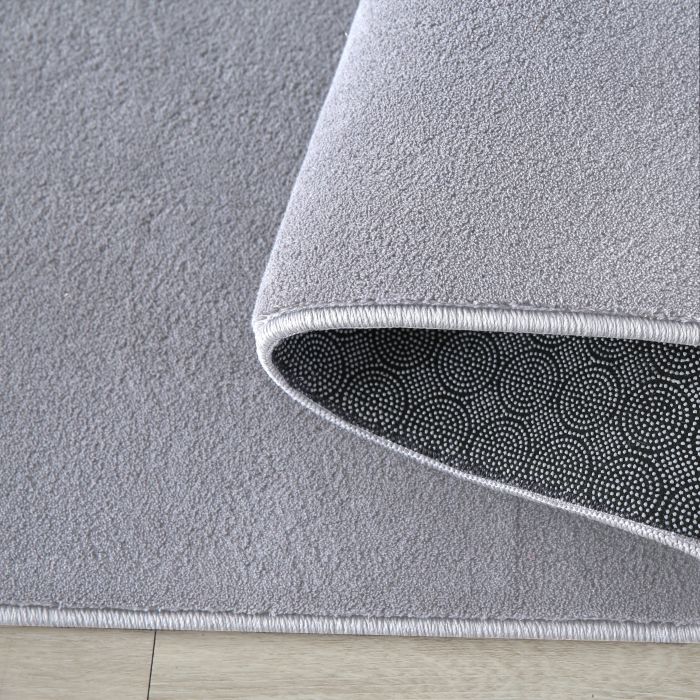 Sky vloerkleed laagpolig rechthoek 240x340cm zilver