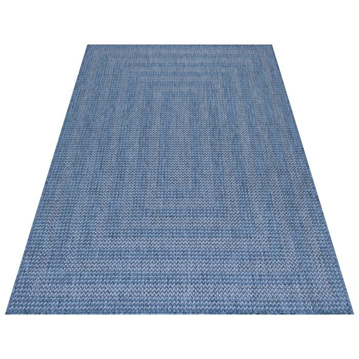 Zagora Drax binnen- & buitenkleed rechthoek 240x340cm blauw