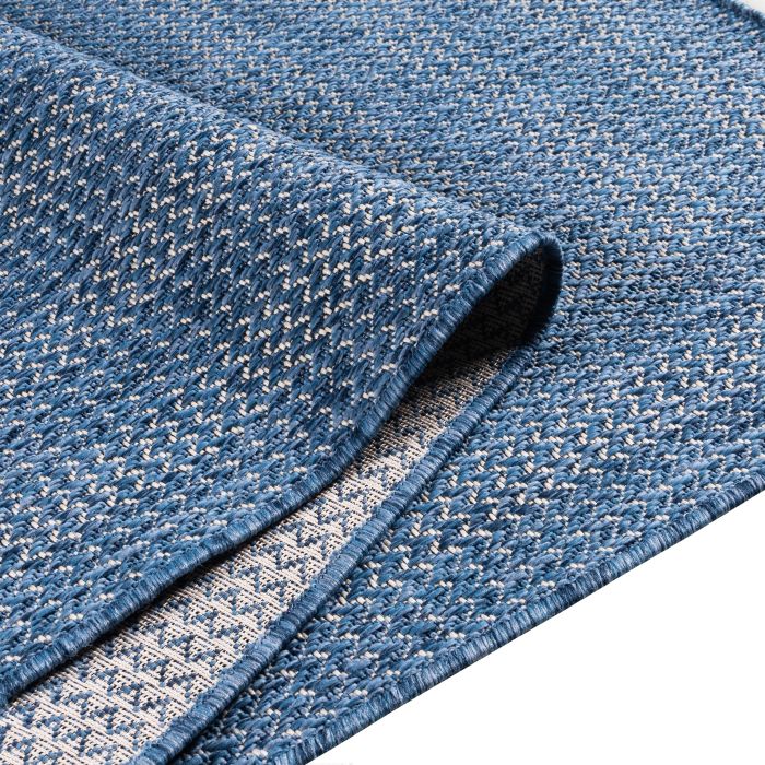 Zagora Drax binnen- & buitenkleed rechthoek 240x340cm blauw