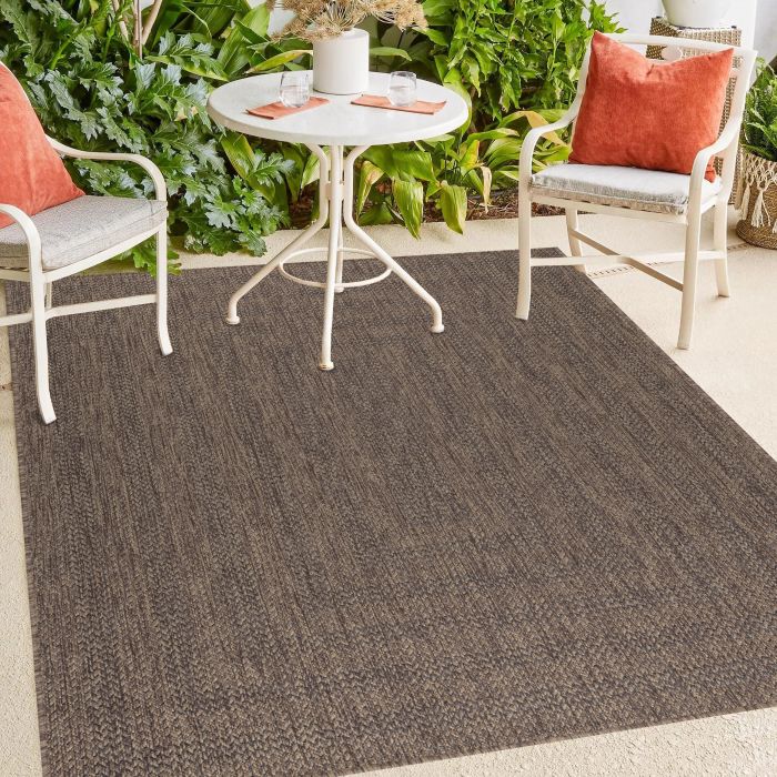 Zagora Drax binnen- & buitenkleed rechthoek 240x340cm koper