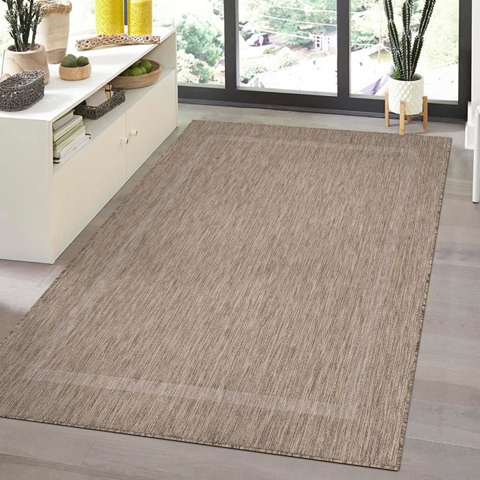 Relax Tranqua binnen- & buitenkleed rechthoek 200x290cm bruin