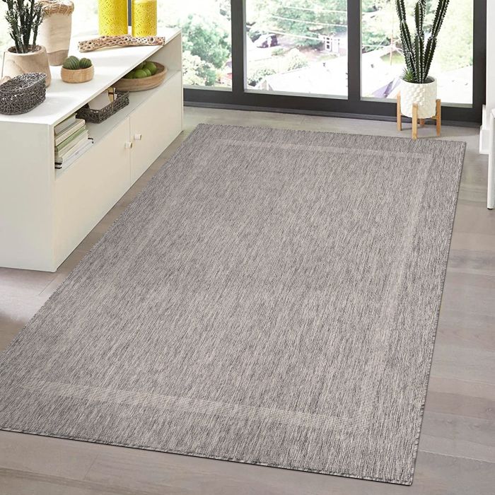 Relax Tranqua binnen- & buitenkleed rechthoek 140x200cm grijs