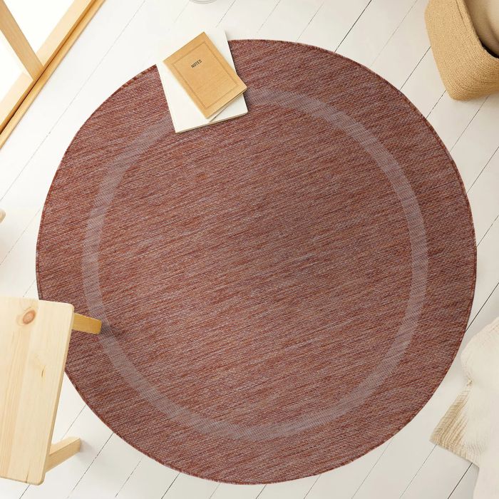 Relax Tranqua binnen- & buitenkleed rond Ø 200cm rood