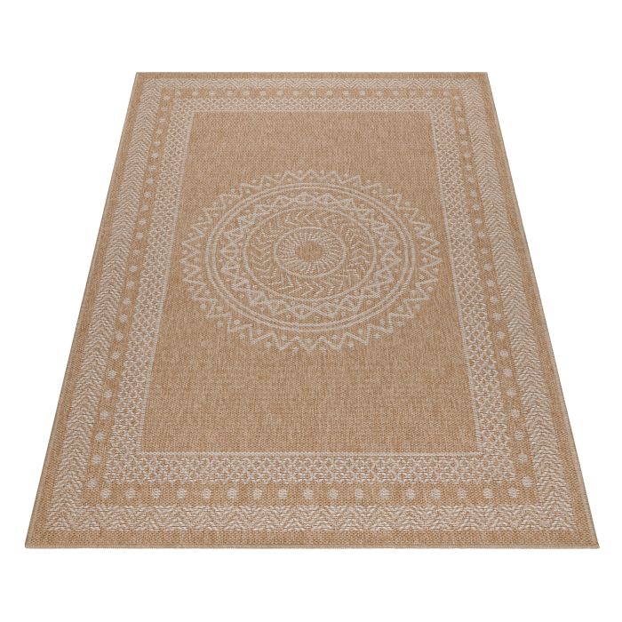 Dhaka Shapl binnen- & buitenkleed loper 80x250cm jute beige