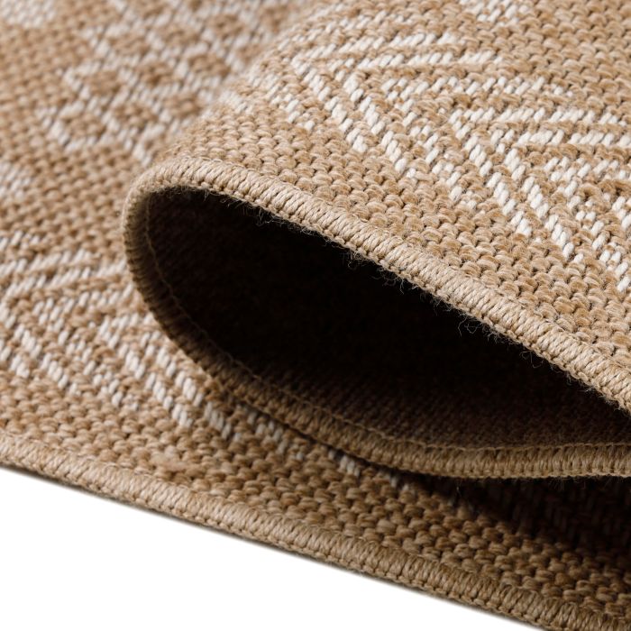 Dhaka Shapl binnen- & buitenkleed loper 80x250cm jute beige