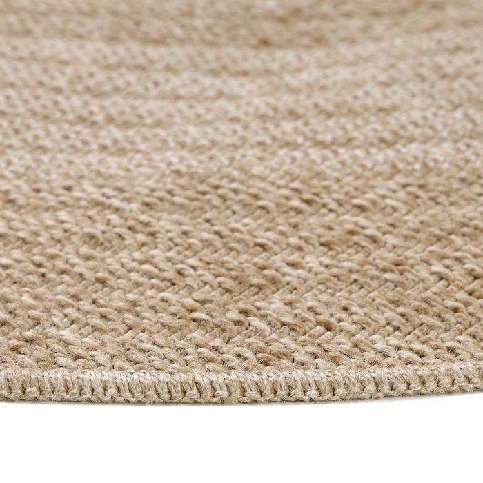 Comilla Nipu buitenkleed rond Ø 120cm jute beige