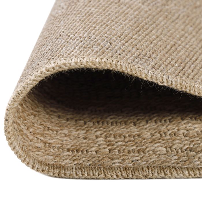 Comilla Nipu buitenkleed rond Ø 160cm jute zwart