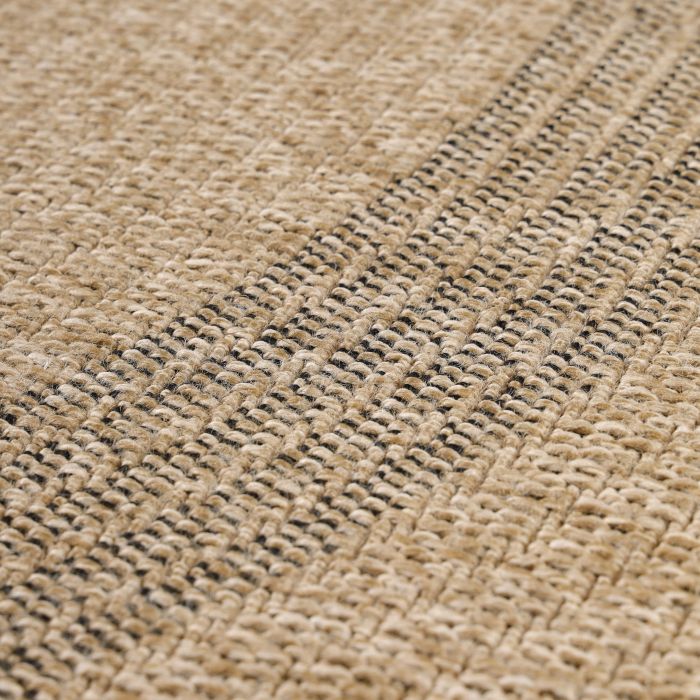 Comilla Nipu buitenkleed rond Ø 160cm jute zwart