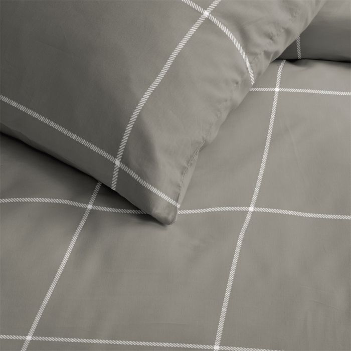 Cinderella Robyn 1-persoons dekbedovertrekset 135x200cm satijn taupe