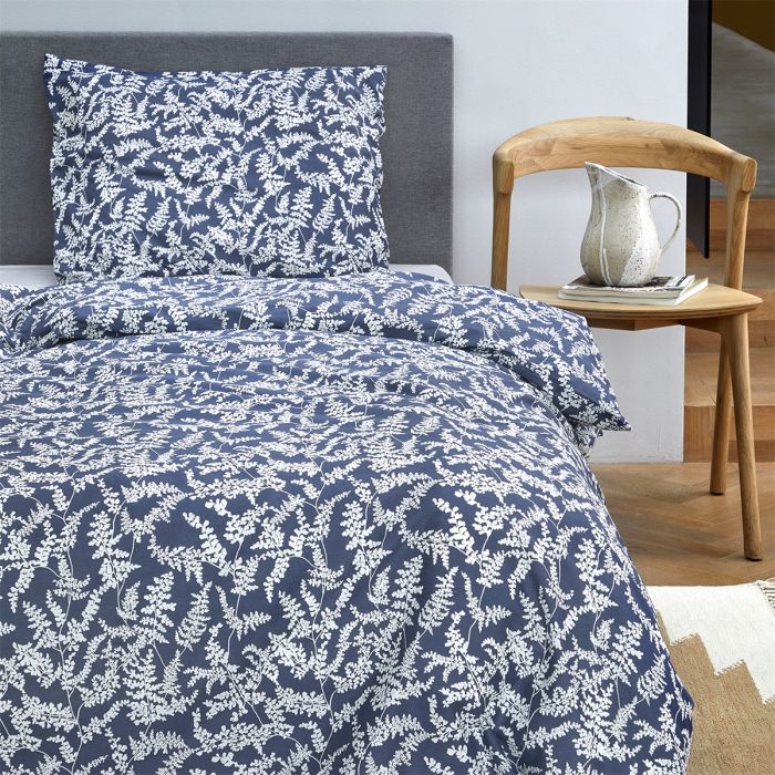 Cinderella Lotta 1-persoons dekbedovertrekset 155x220cm katoen blauw