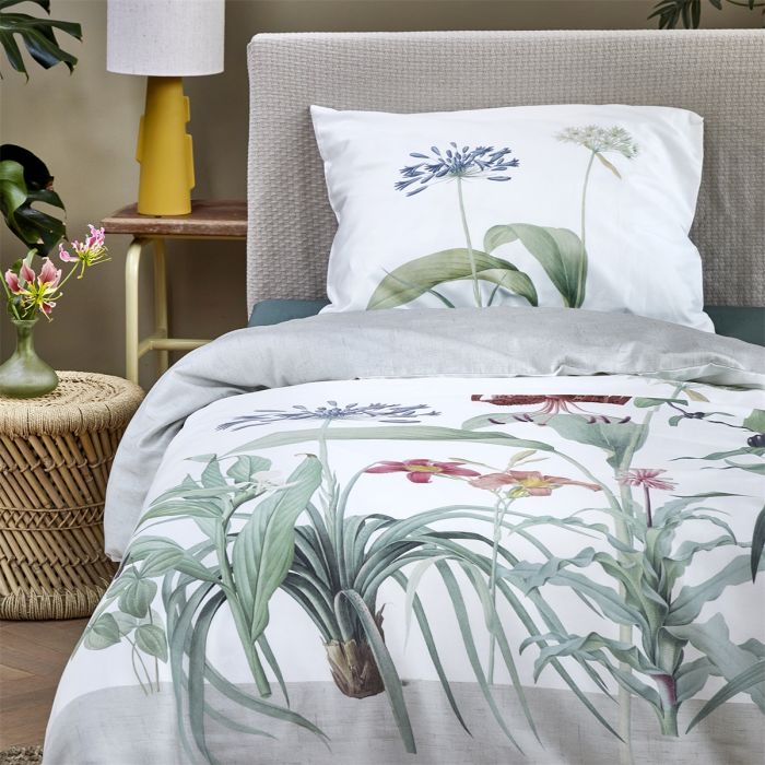 Cinderella Celeste 1-persoons dekbedovertrekset 140x220cm satijn wit