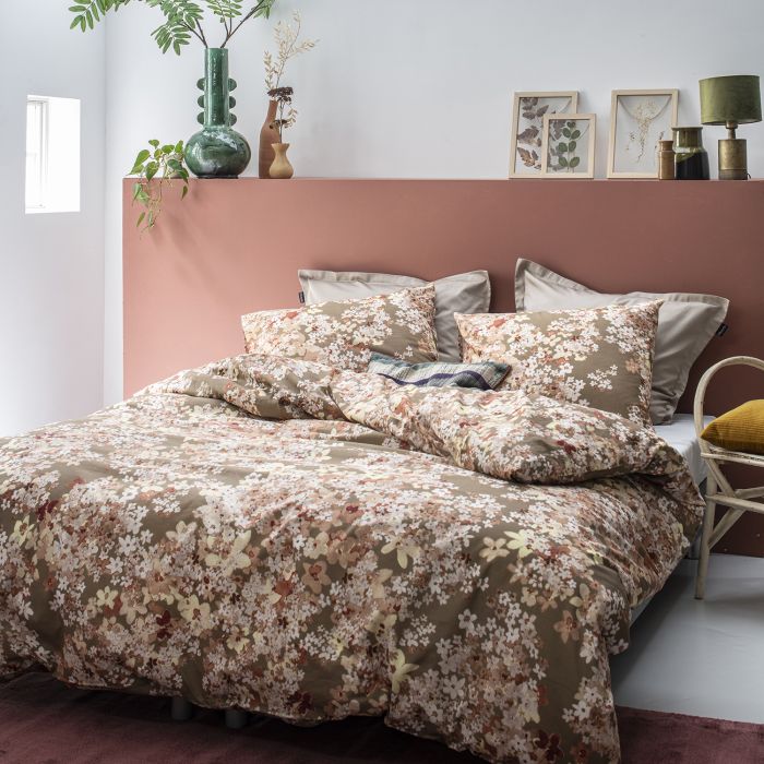 Cinderella Marquise 2-persoons dekbedovertrekset 200x220cm katoen zandkleur