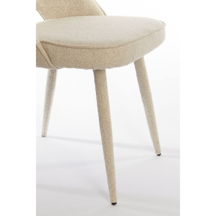 DJESLIN eetkamerstoel 57x51x84cm beige