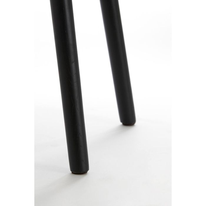 ECKLEY eetkamerstoel teddy 56x47x79cm zand met zwart poten
