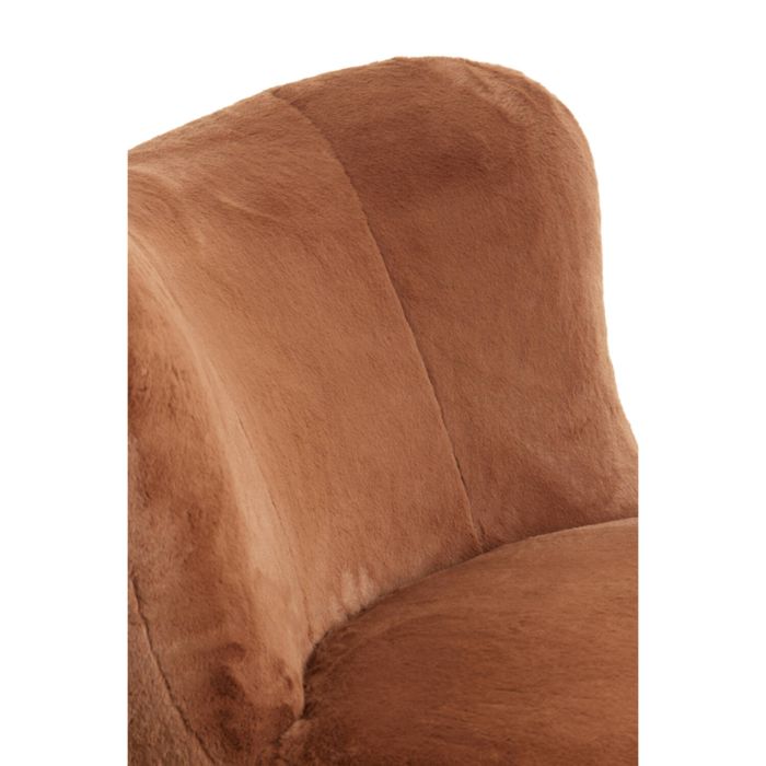 KAMOVU fauteuil 79x76x77cm bruin
