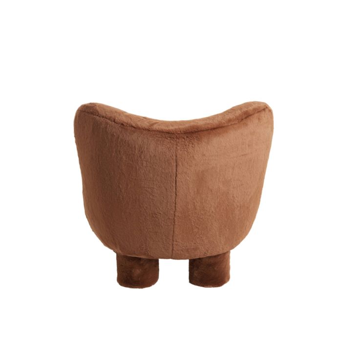 KAMOVU fauteuil 79x76x77cm bruin