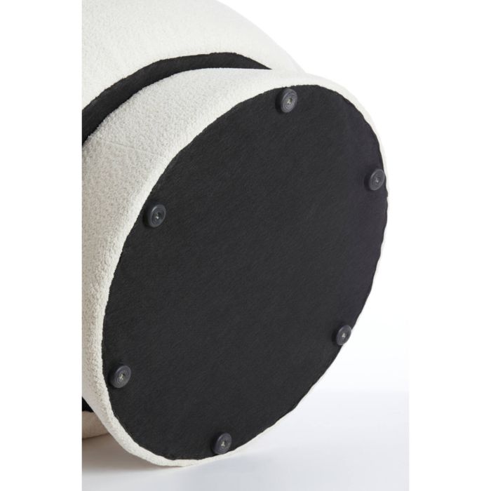 AVORIA fauteuil bouclé (lus) 92x82x77cm crème