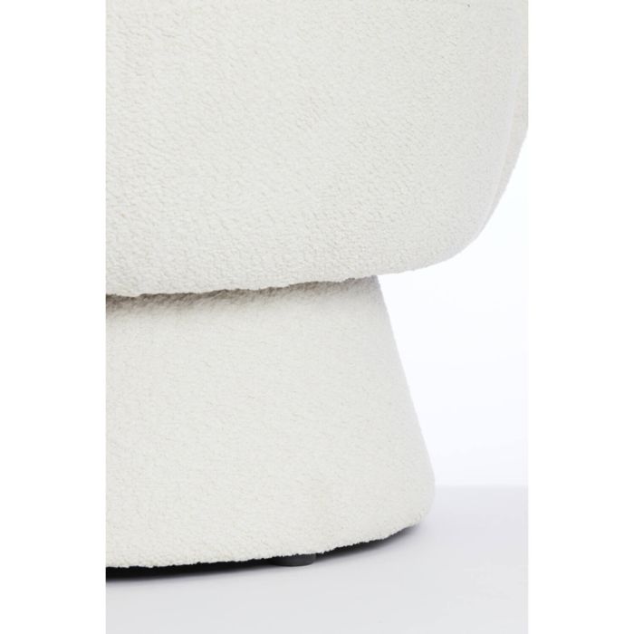 AVORIA fauteuil bouclé (lus) 92x82x77cm crème