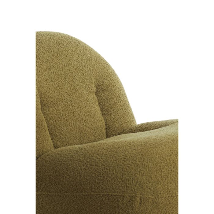 GUMACA fauteuil bouclé (lus) 90x77x72cm groen