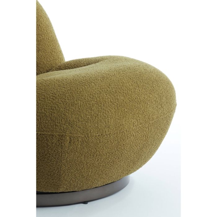 GUMACA fauteuil bouclé (lus) 90x77x72cm groen