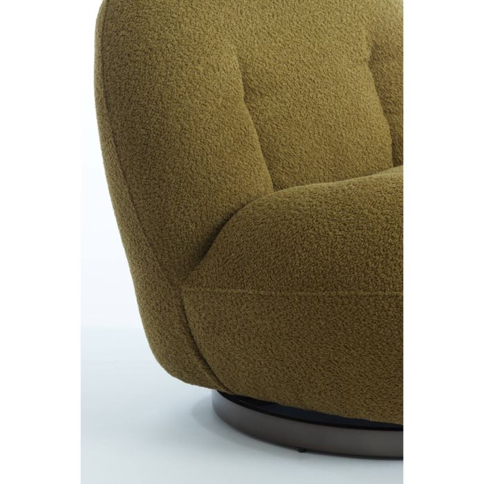 GUMACA fauteuil bouclé (lus) 90x77x72cm groen