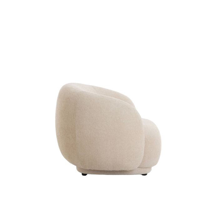 OVITO fauteuil 93x87x73cm crème