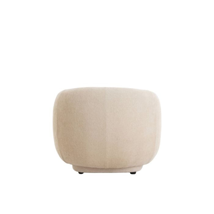 OVITO fauteuil 93x87x73cm crème