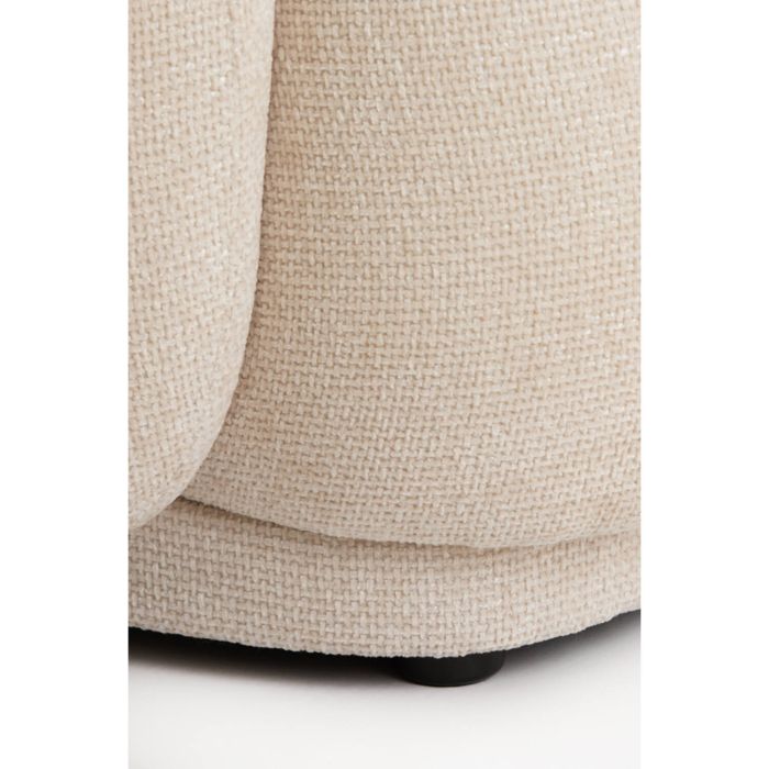 OVITO fauteuil 93x87x73cm crème