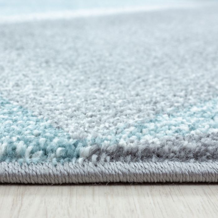 Beta Bakla vloerkleed laagpolig rechthoek 140x200cm blauw