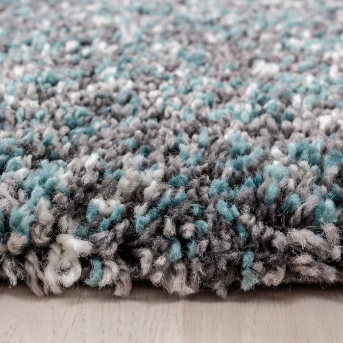 Enjoy Shaggy vloerkleed hoogpolig rechthoek 280x370cm blauw