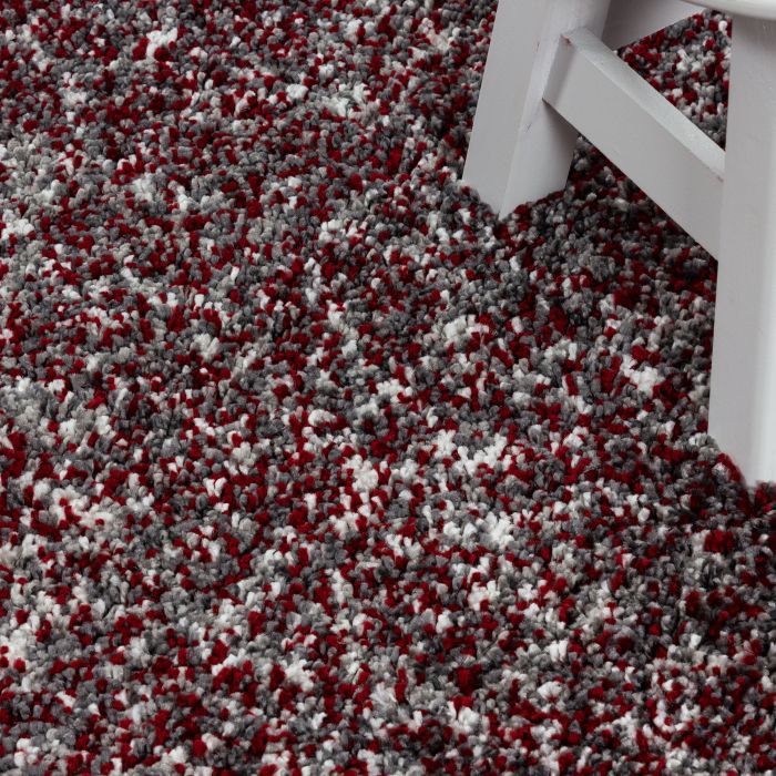 Enjoy Shaggy vloerkleed hoogpolig rond Ø 160cm rood