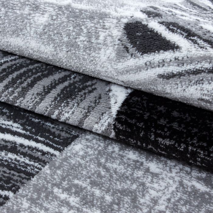 Parma Jawa vloerkleed laagpolig rechthoek 240x340cm zwart