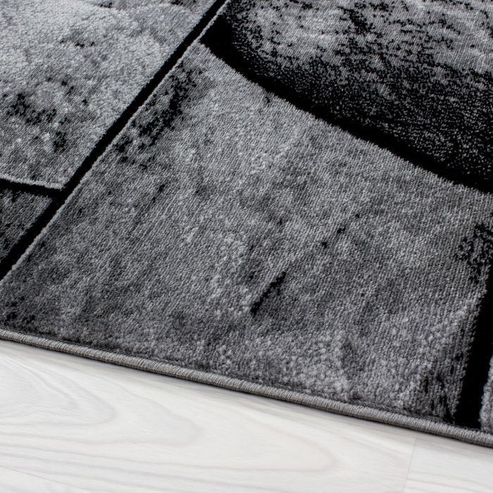 Parma Oltu vloerkleed laagpolig rechthoek 240x340cm zwart