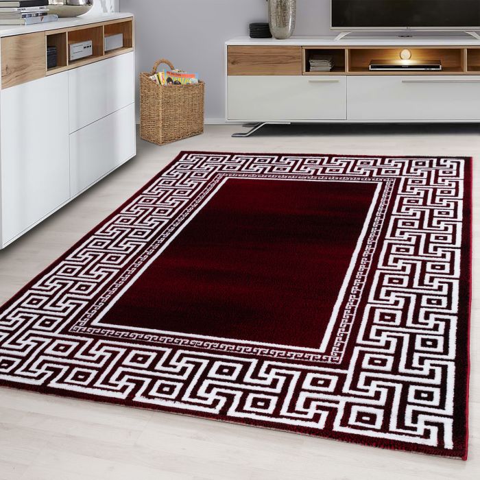 Parma Laby vloerkleed laagpolig rechthoek 280x370cm rood