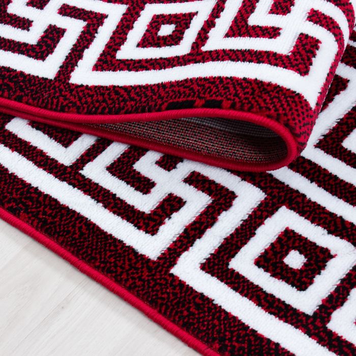 Parma Laby vloerkleed laagpolig rechthoek 280x370cm rood