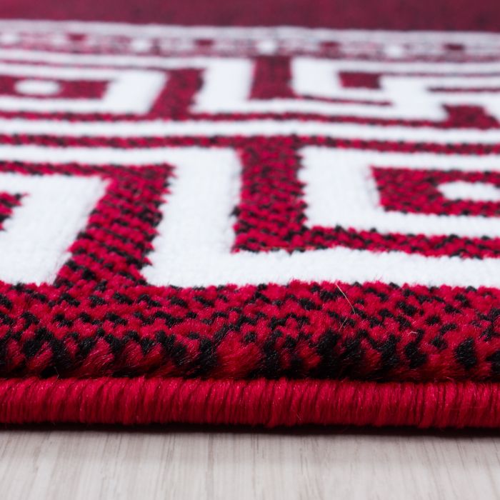 Parma Laby vloerkleed laagpolig rechthoek 280x370cm rood