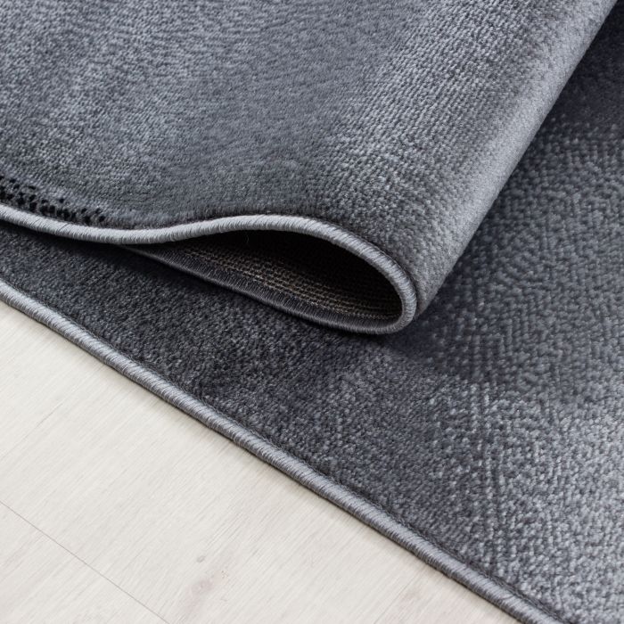 Plus Scala vloerkleed laagpolig rechthoek 140x200cm zwart