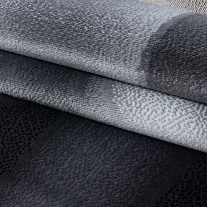 Plus Scala vloerkleed laagpolig rechthoek 280x370cm zwart