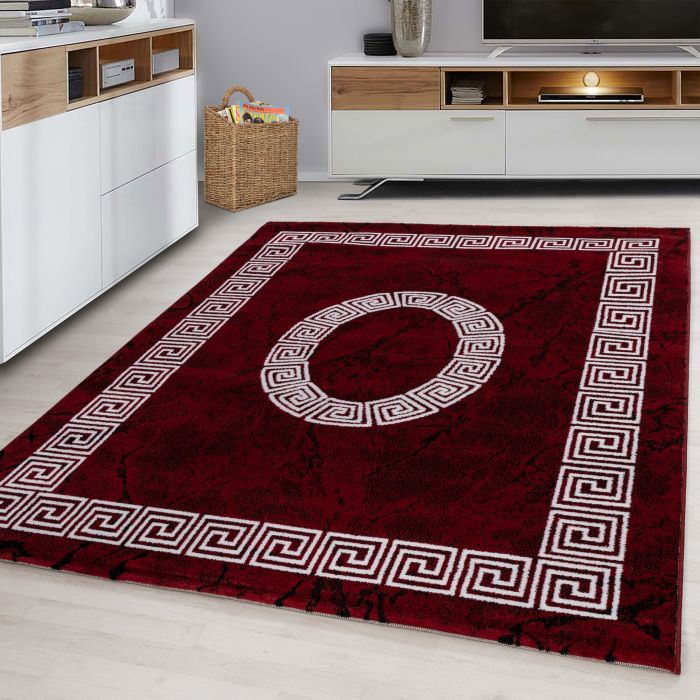 Plus Laby vloerkleed laagpolig rechthoek 140x200cm rood