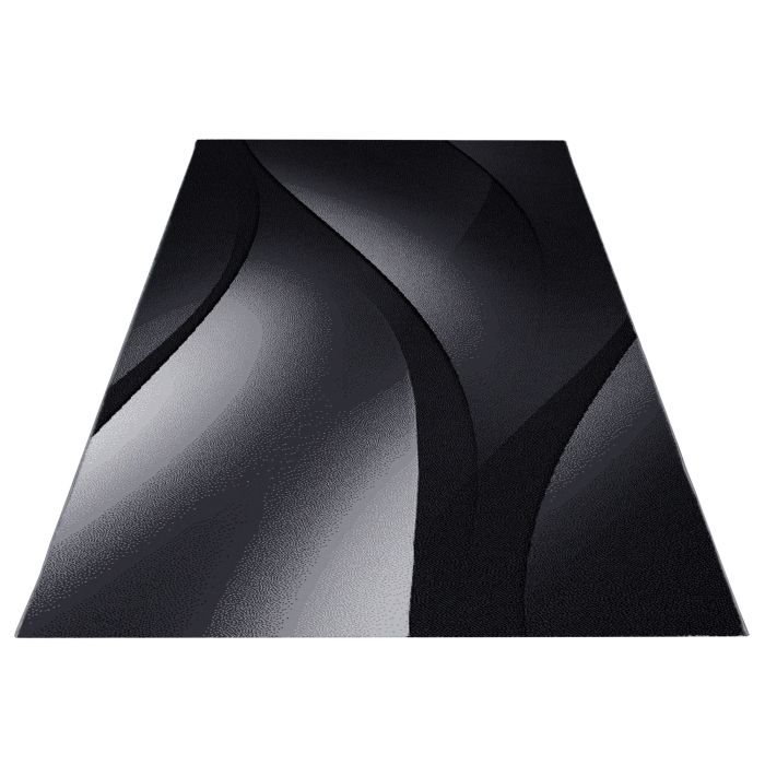 Plus Shadow vloerkleed laagpolig rechthoek 240x340cm zwart