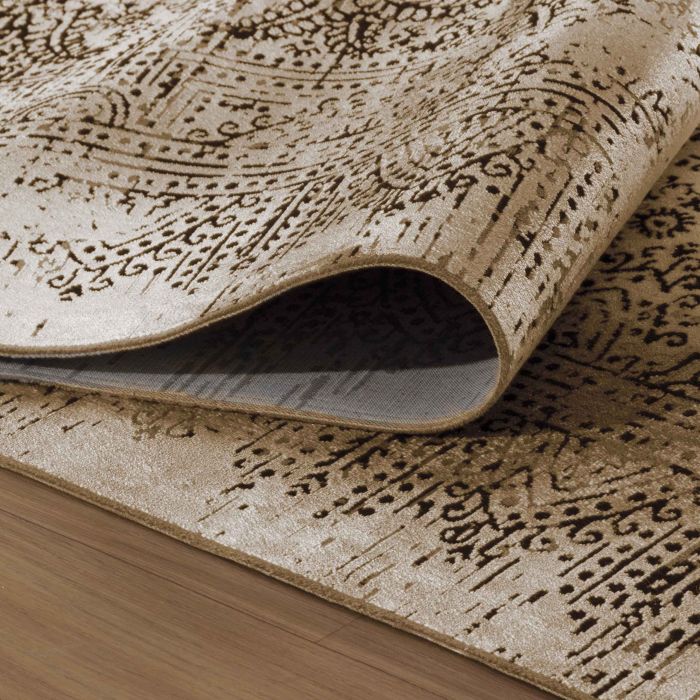 Elite Lunova vloerkleed laagpolig loper 80x150cm koper